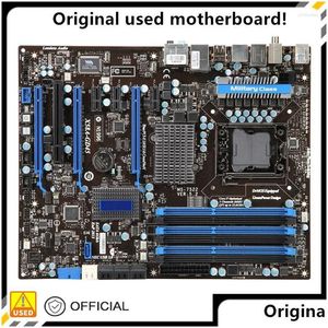 Cartes mères pour X58A-Gd45 utilisé Original Intel X58 Socket Lga 1366 Ddr3 carte mère Lga1366 carte mère livraison directe ordinateurs Networki Otkm2