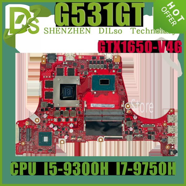 Placas base Placa base para computadora portátil G531GT para ASUS ROG G531GT G531G G731GT FX531GT Placa base con I5-9300H I7-9750H CPU GTX1650-4G 100% prueba completa 230925