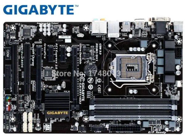 Cartes mères Gigabyte GAB85HD3 Carte mère originale pour Intel LGA 1150 DDR3 B85HD3 32 Go H81 Bourse d'urgence utilisée sur les ventes