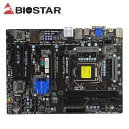 Cartes mères H77 H77S Biostar de carte mère d'occasion originale HIFI H77S LGA 1155 DDR3 32 Go pour i3 i5 i7 CPU USB3 .0 SATA3 BURANCE MAIN