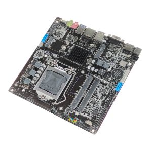 Cartes mères H81 Mini Itx Motherboard DDR3 1600 MHz 16GB LGA1150 GAMING Motherboard USB3.0 / VGA / HDMICOMPATIBLE / RJ45 PC Motherboard 4 / 5e génération