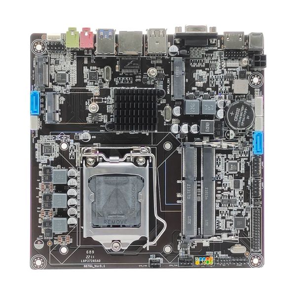 Placas base H81 Mini ITX LGA1150 16GB DDR3 1066/1333/1600 MHz Parrinboard M PCI Express y M.2 NVME Slot para CPU Intel de 4/5 genes