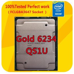 Moederborden Intel Xeon Gold 6234 QS1U CPU Processor 3.3GHZ 24.75MB Cache 8-Cores 16-Thread 130W LGA3647 QS Versie Voor Server Moederbord