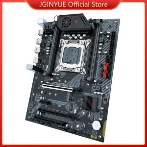 Cartes mères Jginyue X79 ATX LGA 2011 Support de panneau Main Intel Xeon E5 V1 V2 DDR3 1600MHz 32 Go Ram M.2 NVME SATA USB3.0 X79 GAMING6