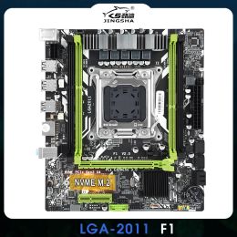 Cartes mères Jingsha LGA2011 Support de carte mère Xeon V1v2 Processeur DDR3 ECC RAM jusqu'à 128 Go M.2 NVME LGA 2011 Plaque de base Placa Placa