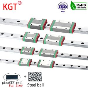 Cartes mères KGT Guide linéaire rail MGN7 MGN12 MGN15 MGN9 Block Rail Carriage CNC 3D PARTIE MINIATURE ROUTEUR LINEAR ROUTEUR LINEAR