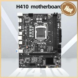 Moederborden LGA1200 Computer Moederbord USB3.0 SATA3.0 H410 Desktop Mainboard DDR4*2 Geheugen M.2 NVME 64GB MAX PCLE16X voor Core I3/I5/I7