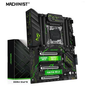 Cartes mères MACHINIST X99 Carte mère LGA 2011-3 Support Intel Xeon E5 2640/50/70/80/90 V3 V4 CPU DDR4 RAM Mémoire NVME M.2 Quatre canaux