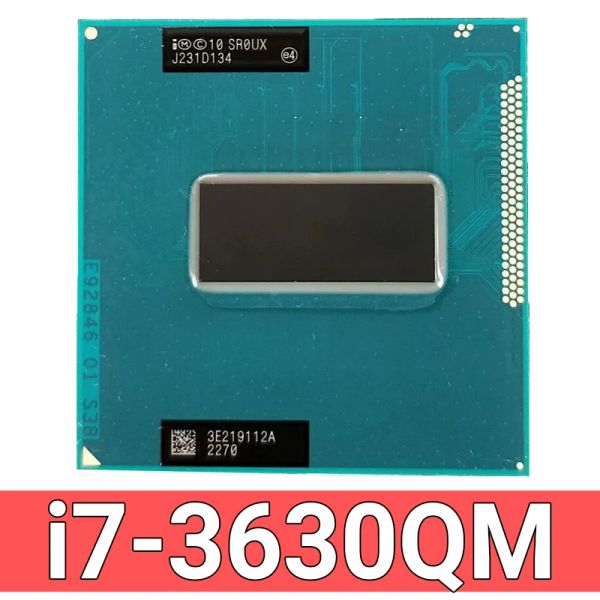 Cartes mères nouvelles Core i7 3630qm Processeur SR0UX Quad Core Socket G2 / RPGA988B I73630QM CPU ordinateur