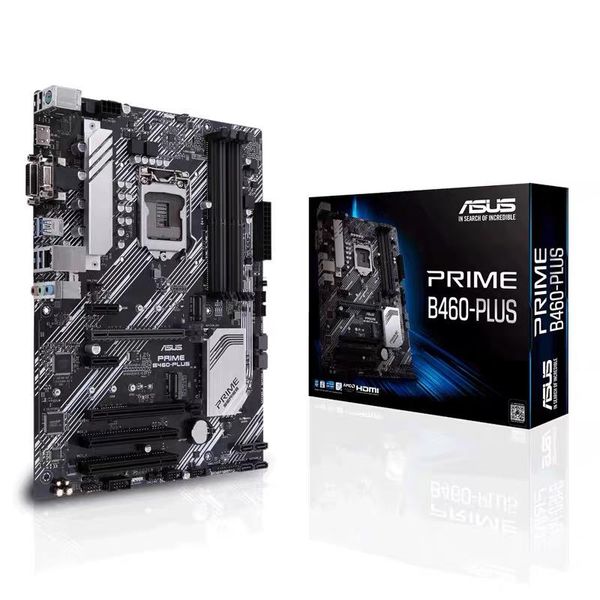 Placas base Original Asus PRIME B460-PLUS Placa base PCI-E 3.0 VGA Display Port Intel 10th-Gen CPU M.2 SSD B460