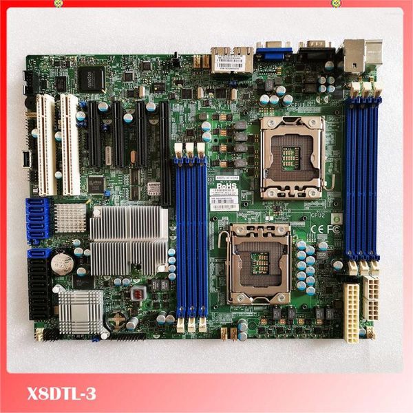 Cartes mères carte mère serveur d'origine pour Supermicro X8DTL-3 X58 bonne qualité