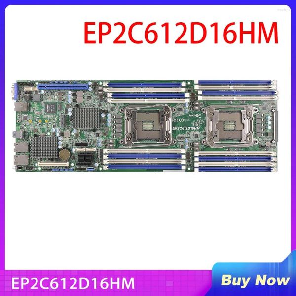 Carte Mother Boards Server Carte mère pour ASROCK RACK LGA2011 DDR3 Prise en charge E5-2600 V3 V4 EP2C612D16HM