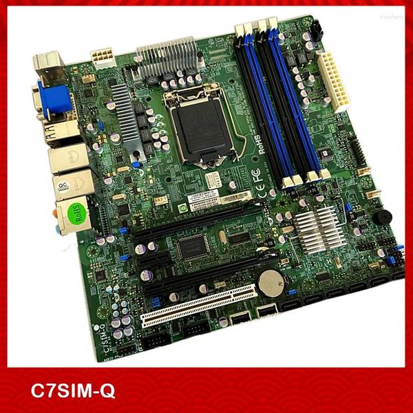 Placa base del servidor de placas base para supermicro C7SIM-Q LGA1156 Q57 H57 H55 Totalmente probado de buena calidad