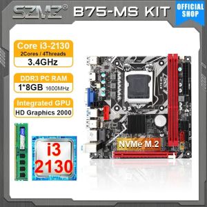 Cartes mères SZMZ LGA 1155 Kit de carte mère B75M