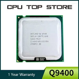 Placas base usadas Core 2 Quad Q9400 SLB6B 2,66 GHz 6 MB 1333 MHz Socket LGA 775 procesador CPU en funcionamiento