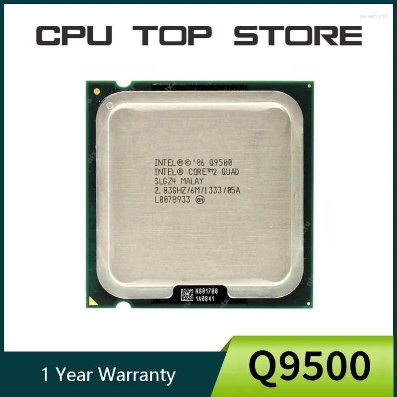 Anakartlar Kullanıldı Çekirdek 2 Quad Q9500 İşlemci 2.83GHz 6MB 1333MHz Soket LGA 775 CPU