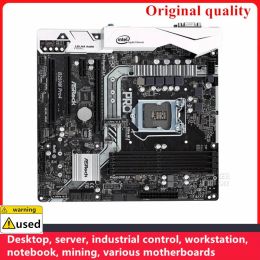 Cartes mères utilisées pour ASROCK B250M Pro4 Motor Boards LGA 1151 DDR4 64GB MATX pour Intel B250 Desktop Contexte SATA III USB3.0 M.2 NVME