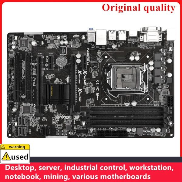 Cartes mères utilisées pour ASROCK B85 Pro4 LGA 1150 DDR3 16 Go M-ATX INTEL BURAND MANEDTOP SATA III USB3.0