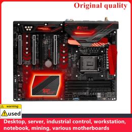 Cartes mères utilisées pour ASRPCK Z270 Gaming i7 Mother Boards LGA 1151 DDR4 64GB ATX INTEL Z270 Overclocking Bureau Construction Main M.2 NVME SATA III