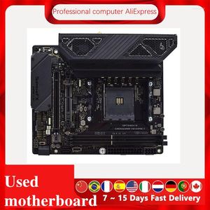 Moederborden gebruikt voor ASUS ROG Crosshair VIII Impact Motherboard Socket AM4 X570M X570 Origineel desktop PCI-E 4.0 M.2 SATA3 Mainboard