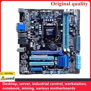 Cartes mères utilisées pour P7H55-M plus LGA 1156 DDR3 8GB M-ATX Intel H55 Bureau de bureau SATA II USB2.0