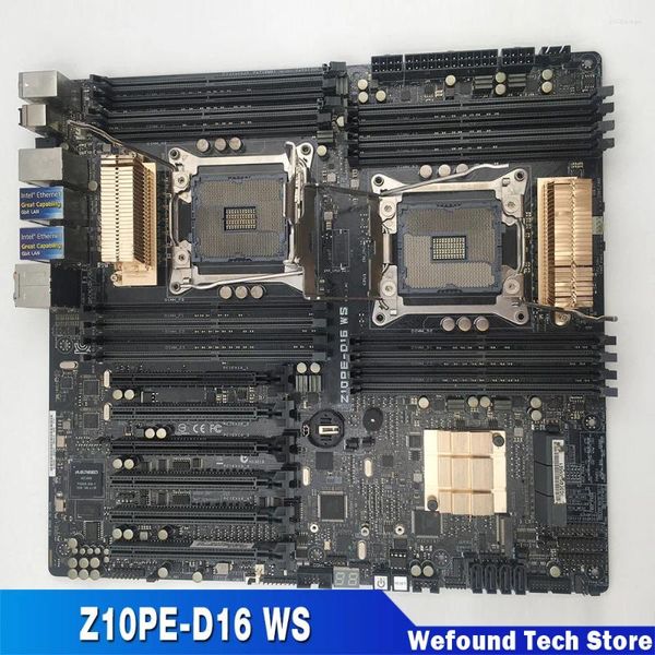 Cartes mères Carte mère de poste de travail pour Asus Intel C612 X99 LGA 2011-3 DDR4 Support E5-2600 V3 Z10PE-D16 WS