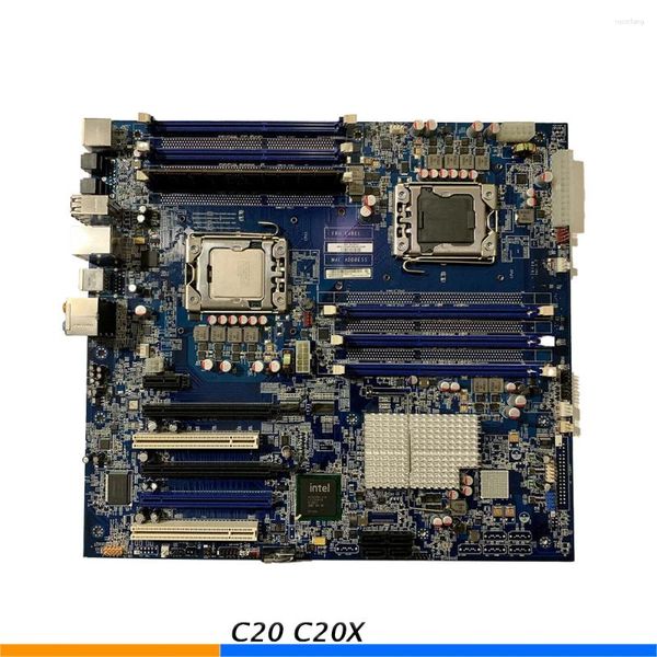 Cartes Mother Stoard Carte mère pour Lenovo C20 C20X Dual X58 LGA1366 FRU 71Y9020 entièrement testé de bonne qualité