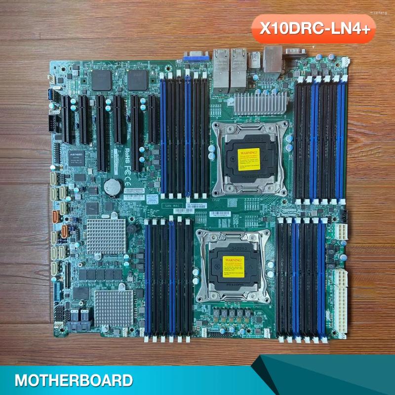 Placas-mãe x10drc-ln4 para supermicro servidor-mãe placa-mãe LGA2011 DDR4 E5-2600 V4/V3 Processador