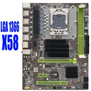Cartes mères x58 LGA 1366 Motherboard LGA1366 Prise en charge Reg ECC DDR3 et Xeon Processeur AMD RX Series Spell DDR3 4 Go 8 Go 16 Go