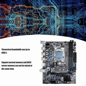 Moederborden X79 LGA1356 DDR3 M.2 NVME SATA3.0 Moederbord met E5 2420 CPU 4G RAM SATA -kabel RJ45 Netwerk Thermisch vet