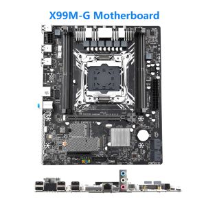 Cartes mères x99mg Bourse de bureau de carte mère Bourse Main Board LGA 20113 128 Go Memory Support NVME M.2 USB3.0 SATA 3.0 E52011V3 / V4 CPU et 4 * DDR4