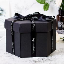 Moederdag Explosie Mystery Box Diy Wedding Gift Scrapbook PO Album Birthday Romantic Surprise Supplies 220425