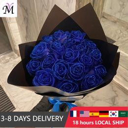 Mothersvalentines Jour 3050 PCS 7cm paillettes Fleur artificielle Rose Girl Girl Femme Femme Bouquet DIY Cadeaux pour l'anniversaire de mariage 240422