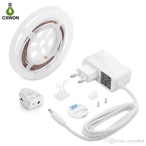 Motion Activated Bed light, ledes 1.2m LED Flexibele strip met PIR- en timer sensor bedlampje verlichting met automatische uitschakeling timer