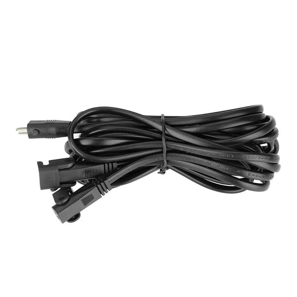 Motion Furniture Reemplazo de 2 pines Cable divisor Cable en Y Cable de extensión Uso para conectar dos motores DC 24V-29V Actuador lineal de 1 adaptador de conmutación Transformador de suministro