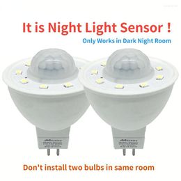 Motion Light Sensor LED -lamp 3.5W Equivalent 50W 500lm Dag Wit 6000K voor trappen Garage Corridor Walkway Gang 2Pack