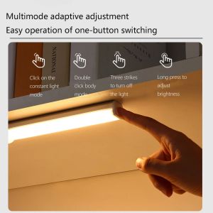 Bewegingssensor Licht LED Wireless Night Light USB oplaadbaar 25000H Gebruik lamp Decor voor keukenkast slaapkamer binnenverlichting