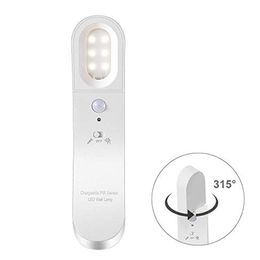 Motion Sensor Light USB oplaadbare draadloze 1800mAh draagbare draadloze stick-anywhere nachtlampje veilig licht voor wandtrede ingang