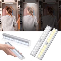 Motion Sensor Light 6 10 LED's Draadloze Nachtverlichting Closet Lamp voor Slaapkamer Keukenkast Traplampen Aisle Corridor Balcony