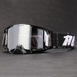 Moto Sunglasses Motorcycle Lunettes extérieures Lunets VTT pour les verres de motocross ATV Casque MX Casque de moto Goggles 240521