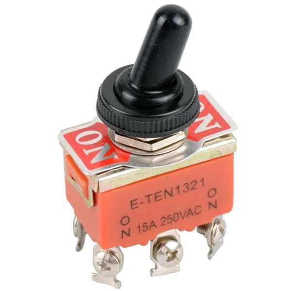 Moto Wholesale DC Toggle à 6 broches DPDT Reverse ON-OF-OF-OF-OFF-OF 15A 250V MINI STANT CUTER