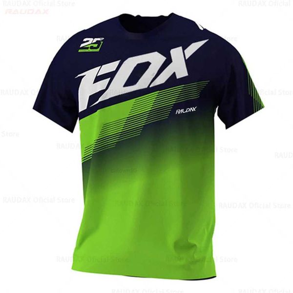 Motocross 2024 Maillot de cyclisme multicolore cool Motocross Cyclisme hors route Dirt Bike Riding VTT DH Chemise à manches courtes pour hommes