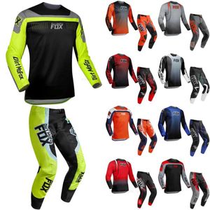 Ensemble d'équipement de Motocross 180 360, maillot et pantalon Combo pour adultes, ATV, descente, Dirt Bike, combinaison de Moto tout-terrain