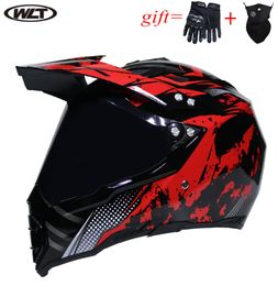 Motocross Helmen Off Road Motor Motocicleta Capacete Casco Crosshelm motorhelm Full face vizier8997206