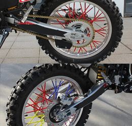 Motocross Motorcycle Dirt Bike Wheel Rim Spoke Rim Skin Cover Cover.