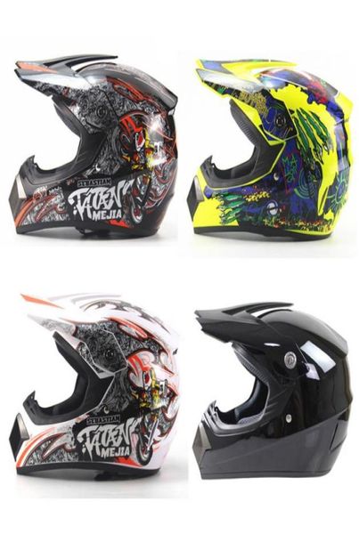 Casque moteur Moto demi casques intégral tout-terrain ATV Cross course vélo Motocross Moto Casco hors route Capacetes9972770