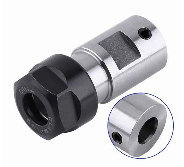 ER11 Collet Chuck Motor Eje Extensión Varilla Husillo Collet Torno Herramientas Titular Interior 8MM Para CNC Fresado Perforado Rectificado