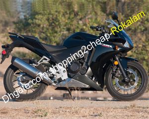 Coque de moto pour Honda CBR500R carénage CBR500 R 2013 2014 2015 CBR 500R RR carrosserie noire ABS Kit de rechange de moto (moulage par injection)