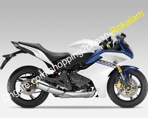 Moto Shell Pour Honda CBR600F CBR 600F CBR 600F Blanc Bleu Noir ABS Carrosserie Moto Carénage Ensemble 2011 2012 2013 (moulage par injection)