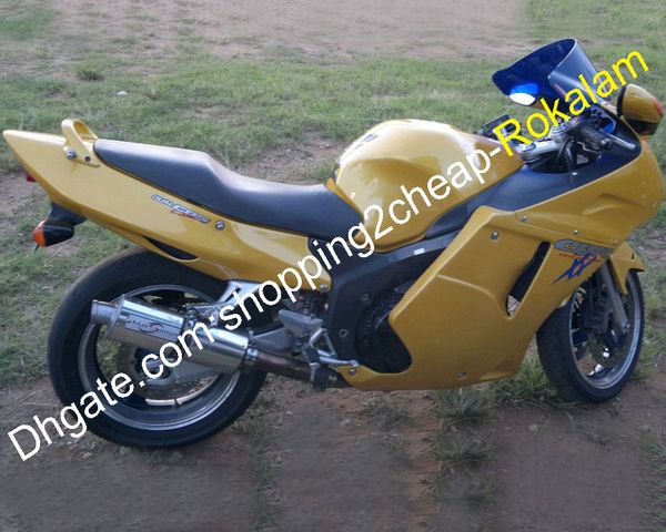 Kit de carcasa de moto para Honda CBR1100XX Blackbird CBR 1100 XX CBRXX 1996-2007 Juego completo de carenado amarillo deportivo (moldeo por inyección)